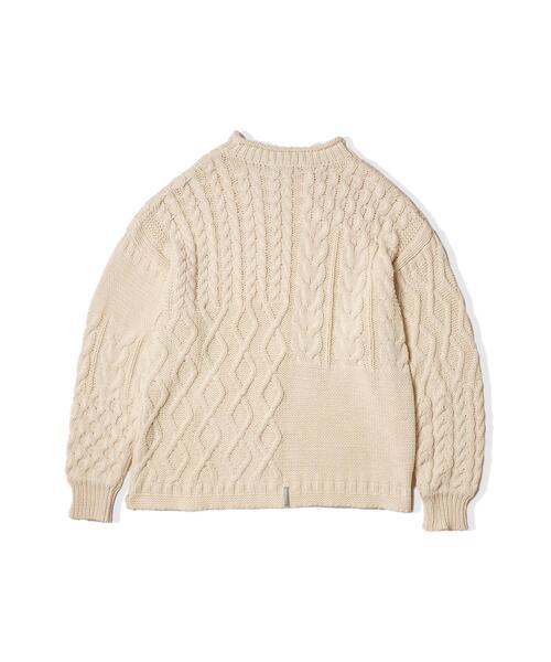 MANASTASH（マナスタッシュ）の「MANASTASH/マナスタッシュ/COTTON GUERNSEY SWEATER/ガンジーセーター（ニット/セーター・メンズ・その他4/キナリ・L/XL/M）」の8枚目の写真