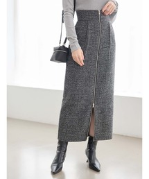 fifth | ウール混チェックナロースカート(スカート)