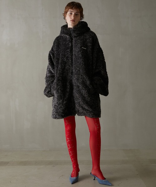 美品❤BRIEFING フード付きダブルジップジャケット☆ブラック セール】Fireman Buckle N-2B Jacket/オーバーサイズ ファイヤーマン