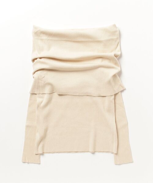 PIN(ピン)の「ボリュームオフショルニット(ニット/セーター・レディース・ブラウン/ベージュ/ブラック・FREE)」の16枚目の写真