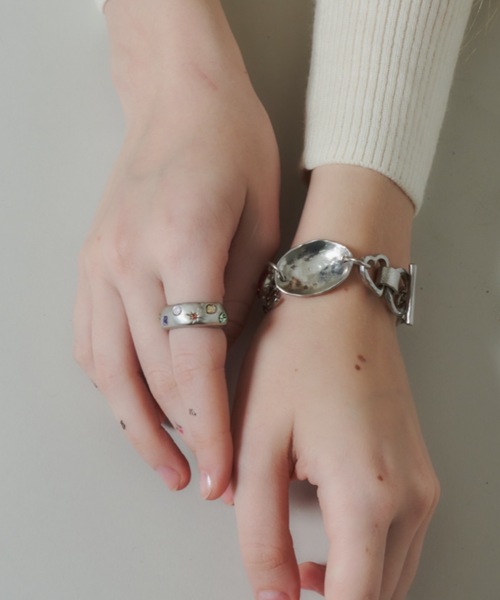 whim × GIUNON】Stone Embed Ring(Pastel）（リング）｜whim