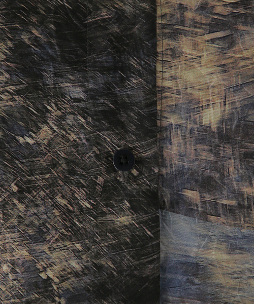 SAYAKADAVIS(サヤカディヴィス)の「【SAYAKADAVIS/サヤカデイヴィス】Crushed Cupro PT wide sleeve:シャツ(シャツ/ブラウス・レディース・ネイビー・MEDIUM)」の15枚目の写真