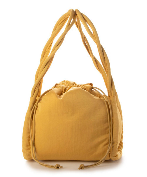 kakatoo(カカトゥ)の「カカトゥ kakatoo / ツイストハンドルドロストバッグ(ショルダーバッグ・レディース・アイボリー/イエロー/ブラック・FREE)」の1枚目の写真