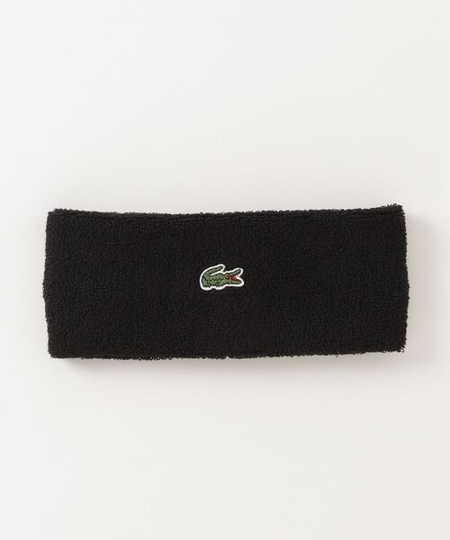 LACOSTE（ラコステ）の「LACOSTE/ラコステ SOLID HAIRBAND ヘアバンド（ヘアバンド・メンズ・ブラック/ホワイト/レッド/ネイビー/グレー・FREE）」の3枚目の写真