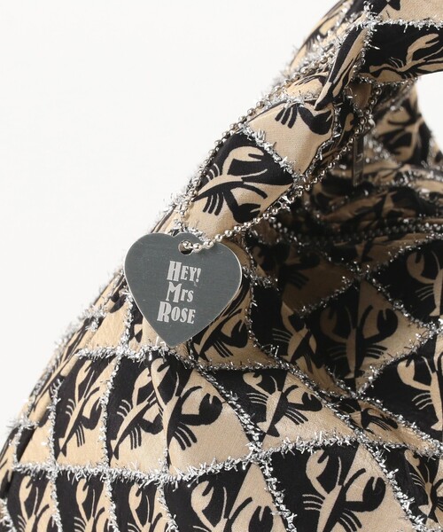Ray BEAMS(レイビームス)の「HEY!Mrs ROSE / Metallic Bushy バッグ(トートバッグ・レディース・レッド/ブラック・ONE SIZE)」の9枚目の写真