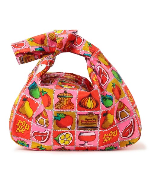 Ray BEAMS(レイビームス)の「HEY!Mrs ROSE / Metallic Bushy バッグ(トートバッグ・レディース・レッド/ブラック・ONE SIZE)」の12枚目の写真