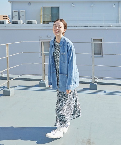 PAR ICI（パーリッシィ）の「ナチュラルトリプルワッシャー/小花柄 切り替えワンピース（ワンピース・レディース・ホワイト/その他・FREE）」の17枚目の写真