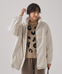 Cutie Blonde | 中綿スタンドカラーオーバーサイズコート【SHOO WARM】(その他アウター)
