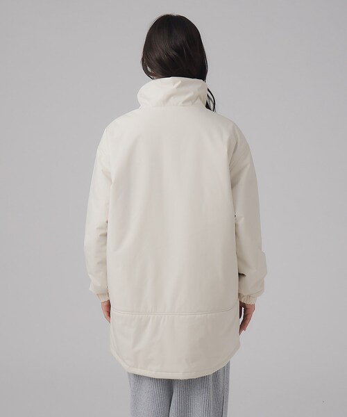 Cutie Blonde（キューティーブロンド）の「◆中綿スタンドカラー オーバーサイズコート【SHOO WARM】（その他アウター・レディース・ブラック/アイボリー・00）」の20枚目の写真