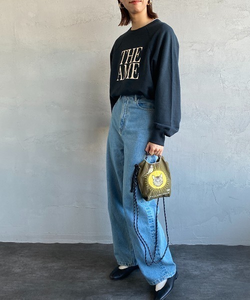 Ball&Chain（ボールアンドチェーン）の「[BALL&CHAIN/ボールアンドチェーン] D.CAT 刺繍デザインナイロンバッグ スモールサイズ（ショルダーバッグ・レディース・カーキ・S）」の8枚目の写真