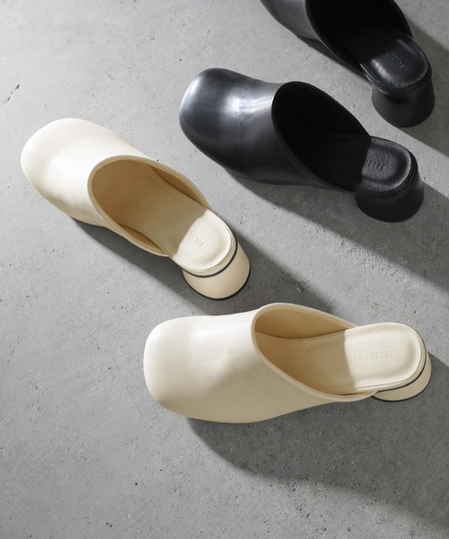 select MOCA(セレクトモカ)の「サボサンダル(サンダル・レディース・ブラック/ライトベージュ・SMALL/MEDIUM/LARGE)」の2枚目の写真