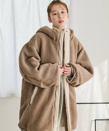 Crisp | オーバーボアフードコート(その他アウター)