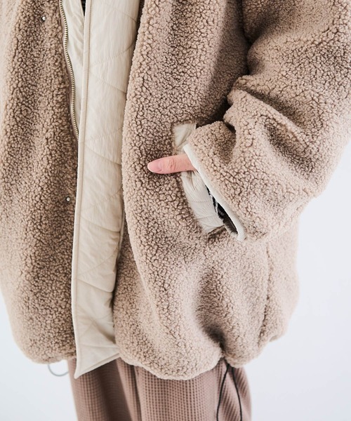 Crisp（クリスプ）の「オーバーボアフードコート（その他アウター