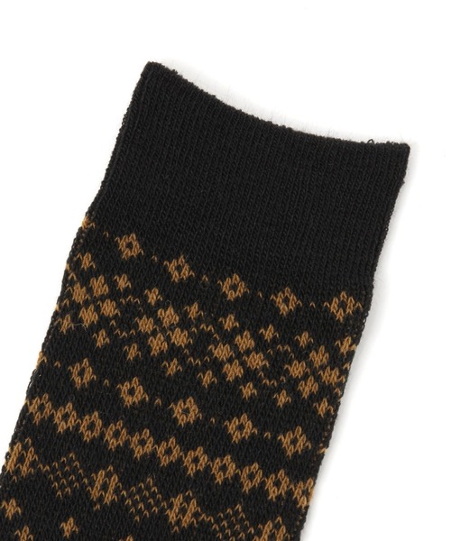 studio CLIP（スタディオクリップ）の「ジャガードソックス（ソックス/靴下・レディース・ダークグレー/ブラック/グレー・FREE）」の4枚目の写真