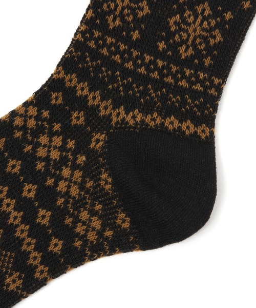 studio CLIP（スタディオクリップ）の「ジャガードソックス（ソックス/靴下・レディース・ダークグレー/ブラック/グレー・FREE）」の5枚目の写真