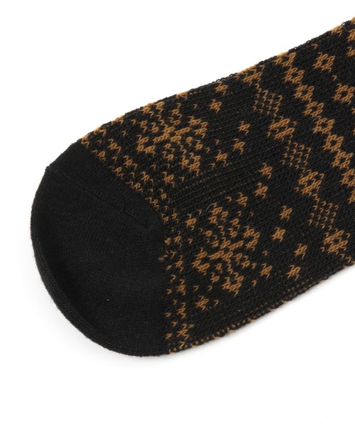 studio CLIP（スタディオクリップ）の「ジャガードソックス（ソックス/靴下・レディース・ダークグレー/ブラック/グレー・FREE）」の6枚目の写真