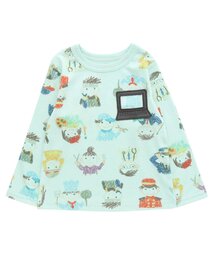 働く車&憧れの職業柄長袖Tシャツ