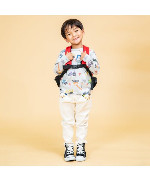 BIT'Z(ビッツ)の「働く車&憧れの職業柄長袖Tシャツ(Tシャツ/カットソー・キッズ・ミント/イエロー/キナリ/グレー・100/120/95/110/80/90)」の5枚目の写真