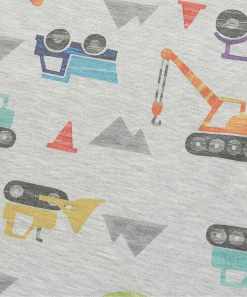 BIT'Z(ビッツ)の「働く車&憧れの職業柄長袖Tシャツ(Tシャツ/カットソー・キッズ・ミント/イエロー/キナリ/グレー・100/120/95/110/80/90)」の7枚目の写真