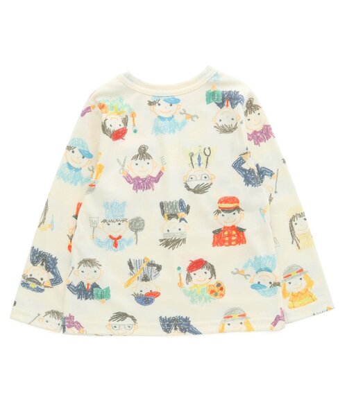BIT'Z(ビッツ)の「働く車&憧れの職業柄長袖Tシャツ(Tシャツ/カットソー・キッズ・ミント/イエロー/キナリ/グレー・100/120/95/110/80/90)」の10枚目の写真