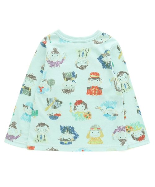BIT'Z(ビッツ)の「働く車&憧れの職業柄長袖Tシャツ(Tシャツ/カットソー・キッズ・ミント/イエロー/キナリ/グレー・100/120/95/110/80/90)」の11枚目の写真