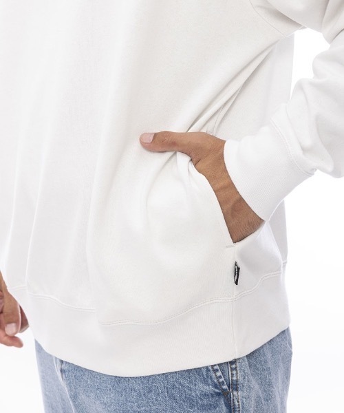 BILLABONG（ビラボン）の「BILLABONG メンズ HALF ZIP トレーナー 【2024年春夏モデル】/ビラボンワンポイント胸ブランドロゴリラックスシルエットハーフZIPスウェットトレーナー（スウェット・メンズ・ネイビー/オフホワイト/ホワイト・X-LARGE/MEDIUM/LARGE）」の12枚目の写真