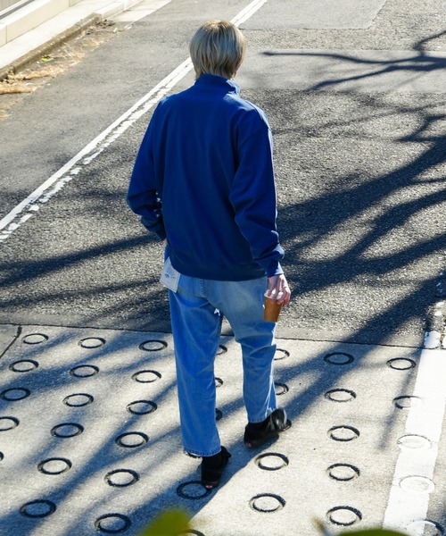 BILLABONG（ビラボン）の「BILLABONG メンズ HALF ZIP トレーナー 【2024年春夏モデル】/ビラボンワンポイント胸ブランドロゴリラックスシルエットハーフZIPスウェットトレーナー（スウェット・メンズ・ネイビー/オフホワイト/ホワイト・X-LARGE/MEDIUM/LARGE）」の17枚目の写真