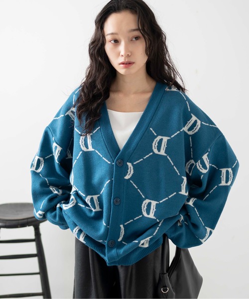 WEGO(ウィゴー)の「WEGO/オーバーフィットロゴカーディガン(カーディガン/ボレロ・メンズ・その他1/その他2/その他3・LARGE/MEDIUM)」の2枚目の写真