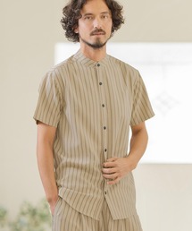 mhs2121-CLASSIC STRIPE SHORT SLEEVE SHIRTS シャツ