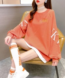 チュニックロンT 長袖 レディース韓国風