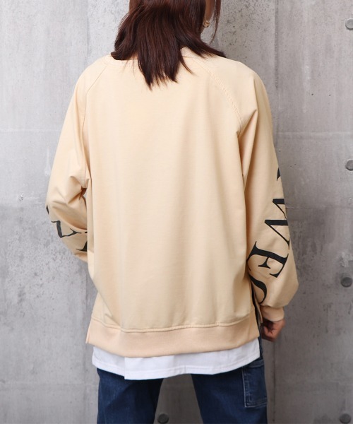 Miniministore(ミニミニストア)の「チュニックロンT 長袖 レディース韓国風(スウェット・レディース・ブルー/サーモンピンク/ベージュ/イエロー/ブラック・XL/XXL)」の21枚目の写真