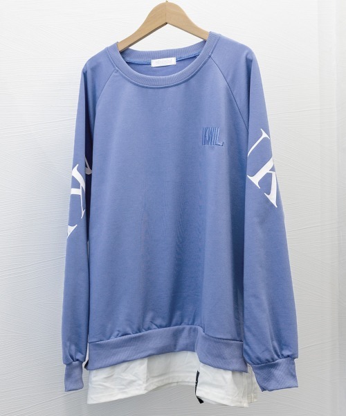 Miniministore(ミニミニストア)の「チュニックロンT 長袖 レディース韓国風(スウェット・レディース・ブルー/サーモンピンク/ベージュ/イエロー/ブラック・XL/XXL)」の22枚目の写真