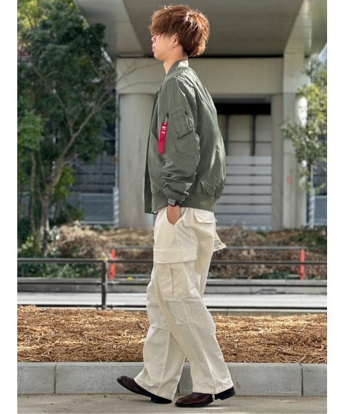 BACK NUMBER（バックナンバー）の「【BACK NUMBER】「THE WORLD CARGO」ジャングルファティーグパンツ（カーゴパンツ・メンズ・オフホワイト/オリーブ・S/M/L/XL）」の22枚目の写真