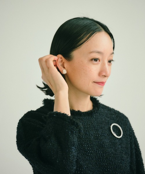 PUAL CE CIN（ピュアルセシン）の「パールサークルブローチ（ブローチ/コサージュ・レディース・その他・ONE SIZE）」の2枚目の写真