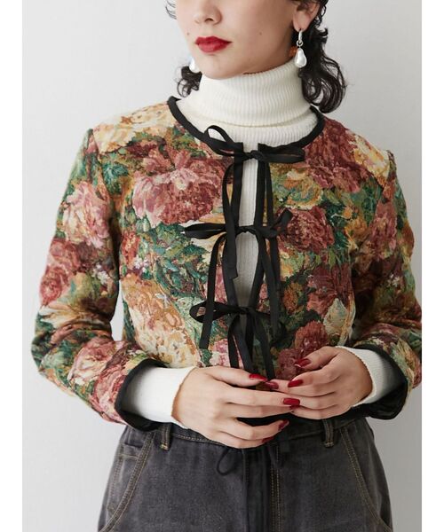 jouetie（ジュエティ）の「ベーシックカラータートルニット（ニット/セーター・レディース・ライトブルー/ピンク/オフホワイト・MEDIUM）」の4枚目の写真