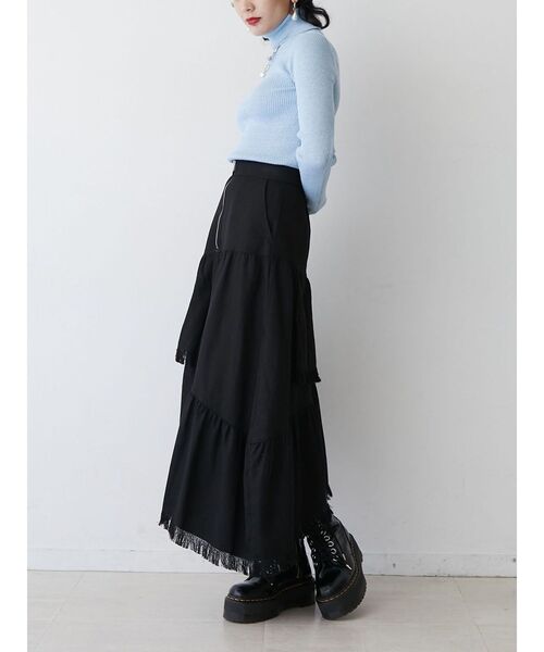 jouetie（ジュエティ）の「ベーシックカラータートルニット（ニット/セーター・レディース・ライトブルー/ピンク/オフホワイト・MEDIUM）」の15枚目の写真