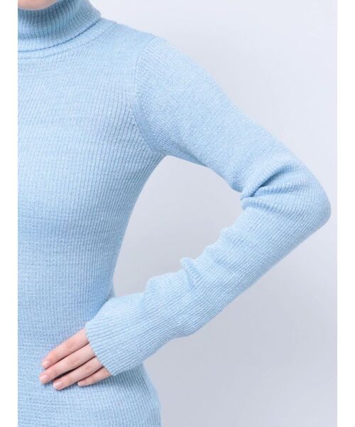 jouetie（ジュエティ）の「ベーシックカラータートルニット（ニット/セーター・レディース・ライトブルー/ピンク/オフホワイト・MEDIUM）」の20枚目の写真