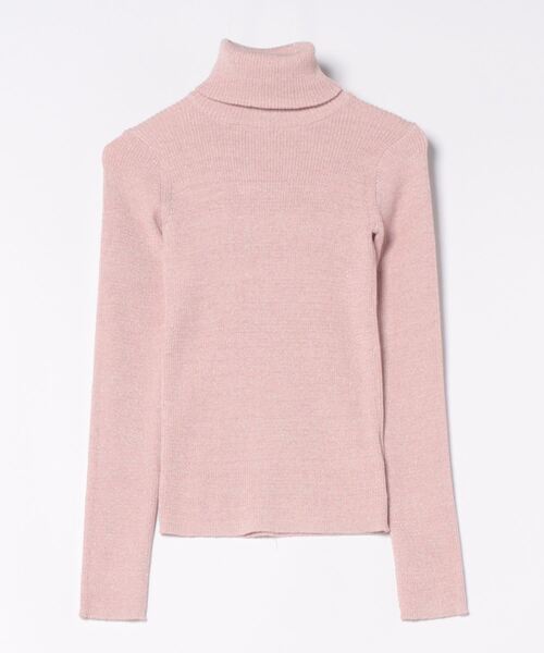 jouetie（ジュエティ）の「ベーシックカラータートルニット（ニット/セーター・レディース・ライトブルー/ピンク/オフホワイト・MEDIUM）」の3枚目の写真