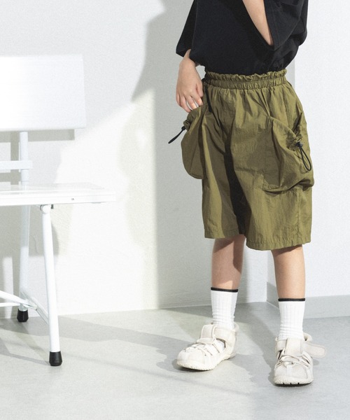 【匿名配送】PASSIONE ボリュームナイロンパンツ ànuke online store（アンヌーク） / Nylon Volume PantsNylon