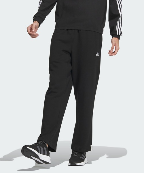 adidasプレミアム スポーツ オープンヘムパンツ　サイズM adidas アディダス プレミアム レギュラーフィット ダブルニット