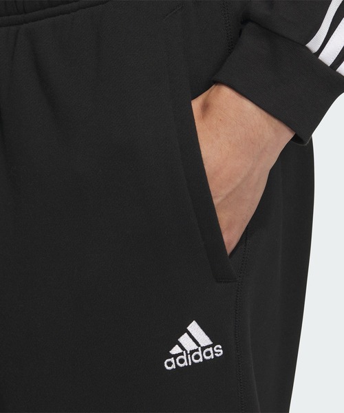 adidas(アディダス)の「エッセンシャルズ プラス レギュラーフィット スモールロゴ フレンチテリー オープンヘムパンツ(その他パンツ・メンズ・ブルー/グレー/ブラック・XX-LARGE/3XL/LARGE/MEDIUM/SMALL/X-LARGE/X-SMALL)」の6枚目の写真