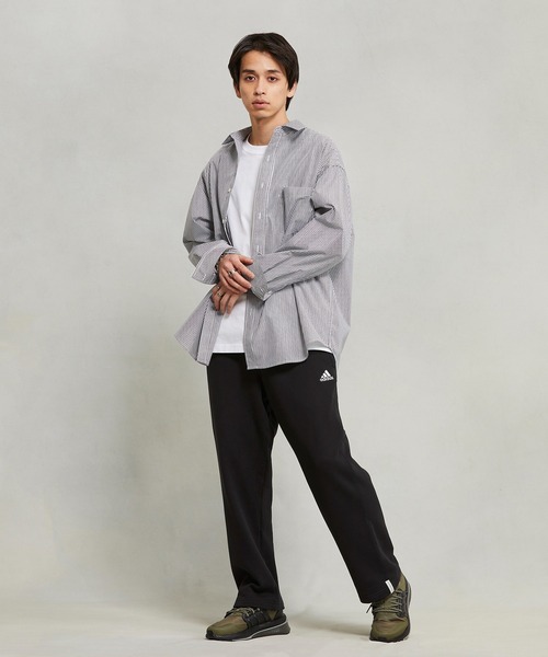 adidas(アディダス)の「エッセンシャルズ プラス レギュラーフィット スモールロゴ フレンチテリー オープンヘムパンツ(その他パンツ・メンズ・ブルー/グレー/ブラック・XX-LARGE/3XL/LARGE/MEDIUM/SMALL/X-LARGE/X-SMALL)」の19枚目の写真