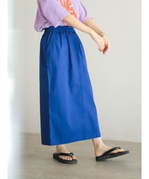 FIL DE FER | 製品染コットンツイル　イージースカート(スカート)