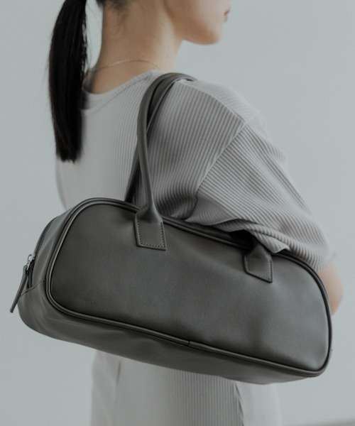 CE'E_SE'E（シーシー）の「ロングハンドルバッグ（ボストンバッグ・レディース・チャコールグレー/ブラック・FREE）」の6枚目の写真