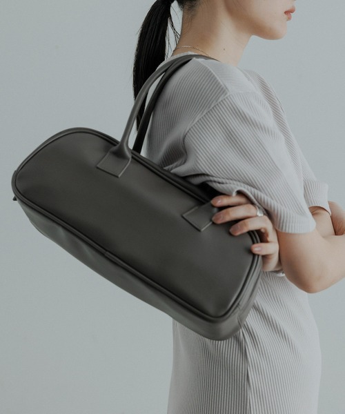 CE'E_SE'E（シーシー）の「ロングハンドルバッグ（ボストンバッグ・レディース・チャコールグレー/ブラック・FREE）」の7枚目の写真