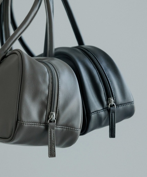 CE'E_SE'E（シーシー）の「ロングハンドルバッグ（ボストンバッグ・レディース・チャコールグレー/ブラック・FREE）」の5枚目の写真