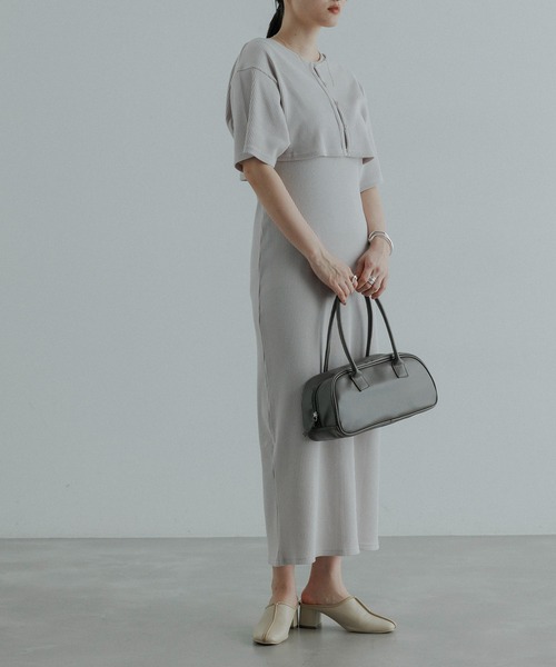 CE'E_SE'E（シーシー）の「ロングハンドルバッグ（ボストンバッグ・レディース・チャコールグレー/ブラック・FREE）」の10枚目の写真