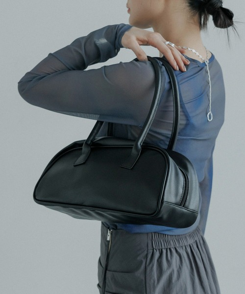 CE'E_SE'E（シーシー）の「ロングハンドルバッグ（ボストンバッグ・レディース・チャコールグレー/ブラック・FREE）」の13枚目の写真