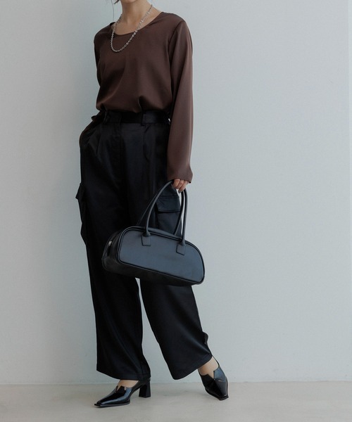 CE'E_SE'E（シーシー）の「ロングハンドルバッグ（ボストンバッグ・レディース・チャコールグレー/ブラック・FREE）」の20枚目の写真