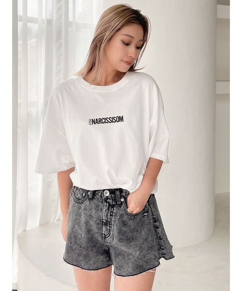 GYDA（ジェイダ）の「ケミカルデニムキュロット（デニムパンツ・レディース・ライトブルー/ブラック・MEDIUM/SMALL）」の20枚目の写真